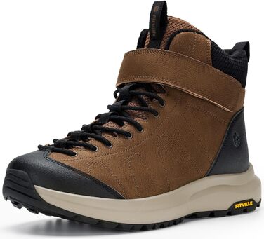 Зимові черевики FitVille для чоловіків, широкі, з клямками, неслизькі, теплі, для активного відпочинку, розмір 40-50 EU, коричневі