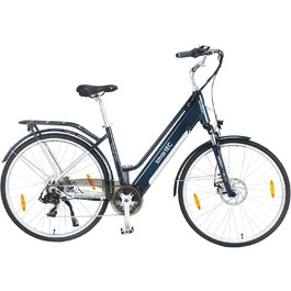 Електровелосипед smartEC Trek-28D для жінок, 28 дюймів, 250Вт, задній мотор, літієва батарея 36В/13А·год, до 90 км, 25 км/год, для міста та трекінгу