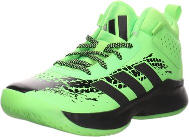 Кросівки баскетбольні adidas Cross Em Up 5 Wide для дітей та дорослих, Team Solar Green/Core Black, 40 EU