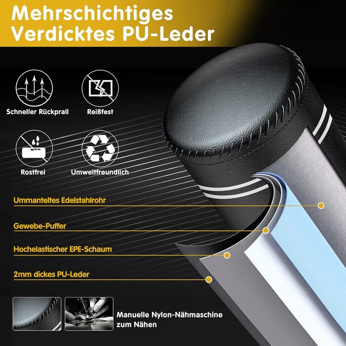 Стенд-боксерський мішок GIKPAL для дорослих та дітей, 170 см, 12 присосок, MMA, тренування