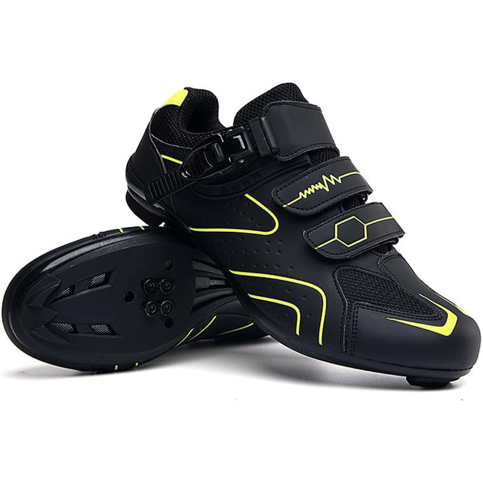 Велосипедні шкарпетки для чоловіків та жінок, MTB, шосейні, крос-кантрі, кросівки, смугасті, дихаючі, для активного відпочинку, велосипедні MTB шкарпетки (43 EU, жовті)