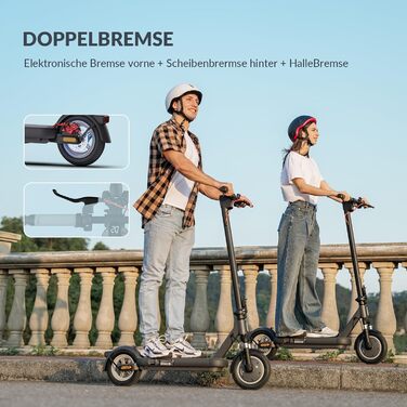 Електросамокат для доріг, 10'' колеса, до 40 км, 20 км/год, амортизація, для дорослих, 120 кг, поворотники, додаток, подвійна гальмівна система, V40PRO Max