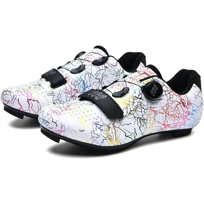 Велосипедні шкарпетки для чоловіків та жінок, шосейні та MTB, сумісні з Look SPD SPD-SL, дихаючі, для їзди на відкритому повітрі (38 EU, білий)