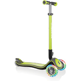 Дитячий самокат GLOBBER Elite Roller, 3-колісний, світлодіодні колеса, регульована висота, для дітей від 3 років, 120/80 мм, підшипники ABEC 5