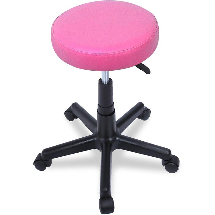 Мобільний масажний стіл Beltom® з 3 зонами, складний + табурет для косметології - Рожевий