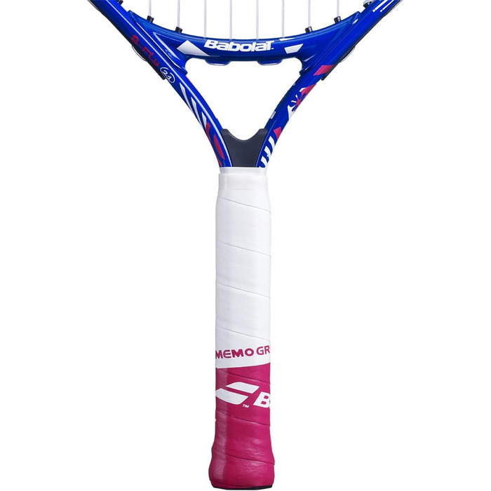 Дитяча тенісна ракетка Babolat B Fly 21, біло-рожева, натягнута, 185 г