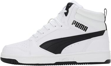 Кросівки Puma Unisex Rebound V6 білі з чорним (Puma White/Black), розмір 45 EU