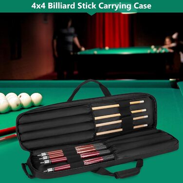 Сумка для більярдних київ 4x4 з підсумовувальними кишенями, рюкзак для більярдних київ з ручками та регульованими ременями, сумка для більярдного обладнання