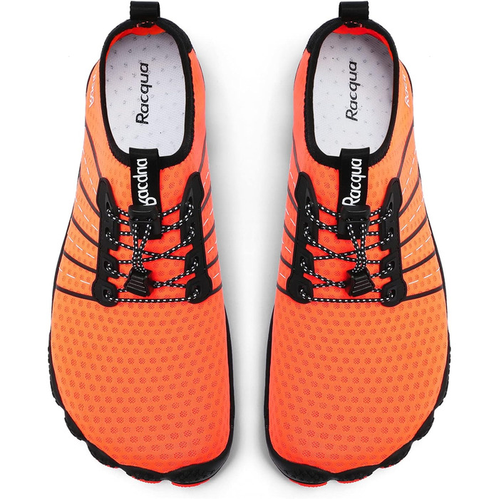 Чоловічі та жіночі водяні шльопанці з сітчастої тканини, barefoot, Wz112, помаранчевий колір