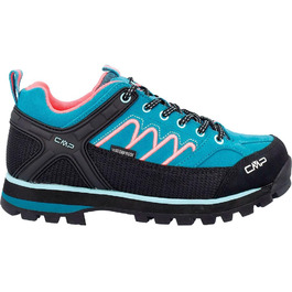 Жіночі трекінгові черевики CMP Moon Low Wmn Wp, 40 EU, Teal Red Fluo