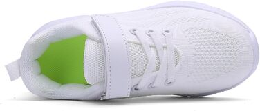 Дитячі кросівки для спорту та активного відпочинку: легкі, дихаючі, універсальні (36 EU, білий)