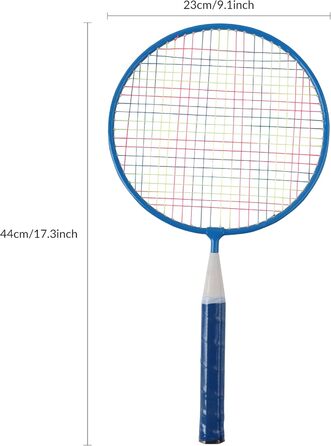 Набір для бадмінтону QKTYB для дітей від 4 до 8 років, легкий алюмінієвий, для початківців, з сумкою, для гри в приміщенні та на вулиці