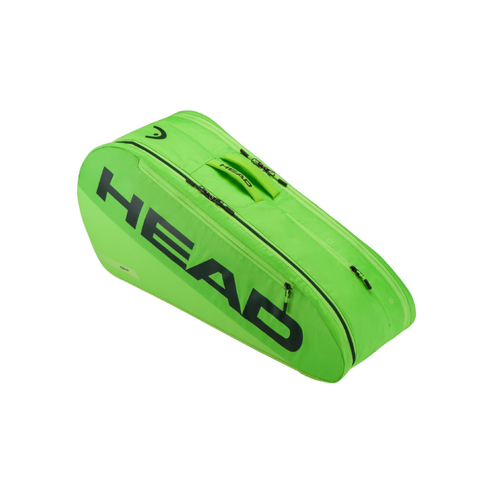 Тенісна сумка Head Tour Team на 6 ракеток, чорно-помаранчева/зелена
