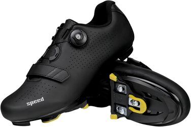 Велотуфлі Msport для чоловіків та жінок – дихаючі велотуфлі, сумісні з Peloton, SPD, SPD-SL та Look Delta педальними системами, 43 EU N04