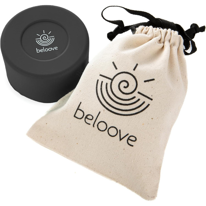 Термос-пляшка beloove 500 мл чорна, нержавіюча сталь, BPA-free, подвійна стінка, захисний чохол, для газованої води, не протікає, стійка до подряпин