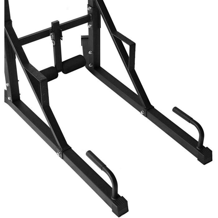 Power Tower GORILLA SPORTS® - турнік, бруси для віджимань, турнік, сталевий, чорний. Багатофункціональна станція для силових тренувань