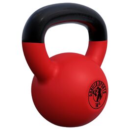 Гіря GORILLA SPORTS® 14 кг чавунна з неопреновим покриттям для фітнесу та силових тренувань