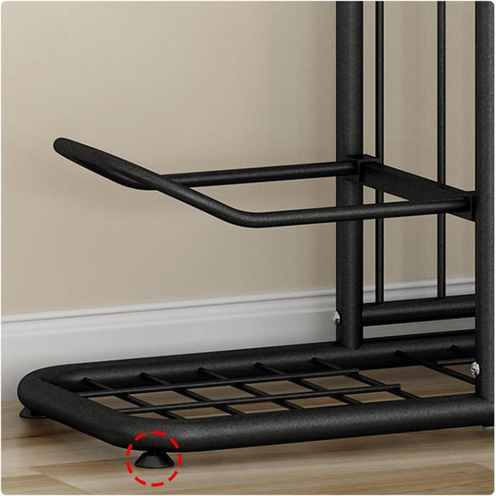 Стенд для зберігання баскетбольних м'ячів Ballständer: полиця для спортивного обладнання, відкидна стійка-тримач на 5 м'ячів та кошиків, баскетбольний кошик для регбі, волейболу, футболу