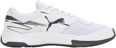 Кросівки для залу PUMA Unisex Varion II Indoor Court Shoe, білі з сірим (Puma White Shadow Gray), розмір 42 EU