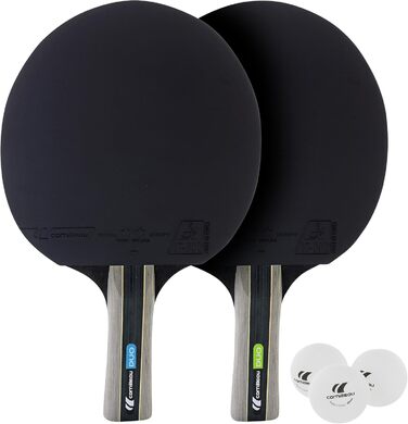 Набір для пінг-понгу Cornilleau: 2 ракетки + 3 м'ячі, червоний
