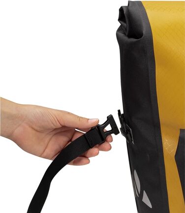 Велосипедна водонепроникна сумка VAUDE Aqua Back Plus Single, 24 л, жовта