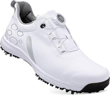 Жіночі гольф-туфлі з шипами, водонепроникні та легкі. Білий колір (41 EU)