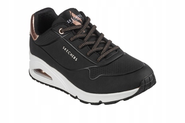 Жіночі кросівки Skechers UNO - SHIMMER 155196-BLK, чорні, 38,5