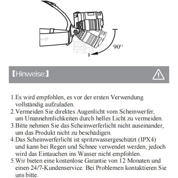 LED налобний ліхтар NREDXOON з акумулятором, USB-C, 5 режимів освітлення (вкл. червоне), водонепроникний IPX4, надяскравий для кемпінгу, бігу, ремонту та надзвичайних ситуацій (2 шт.), чорний
