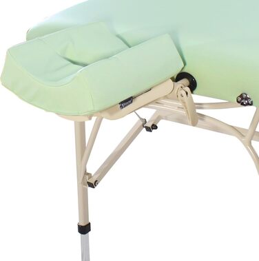 Складаний масажний стіл Master Massage Bel Air 71 см з алюмінію, портативний, для салону, масажу, спа, зелений Lily Green