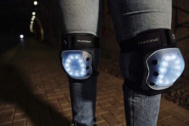 Набір захисних накладок HUDORA з LED, розмір S