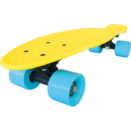 Скейтборд Streetsurfing New Fizz Board, універсальний розмір, жовто-синій