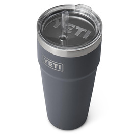 Термокружка YETI Rambler з трубочкою, нержавіюча сталь, ізольована, Charcoal, 769 мл