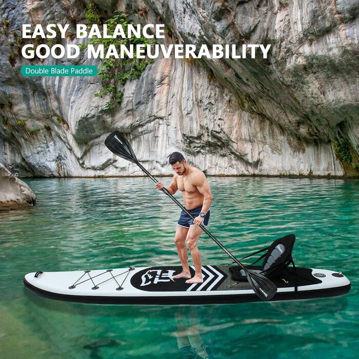SUP дошка Tigerxbang надувна з повним комплектом аксесуарів для Stand Up Paddling