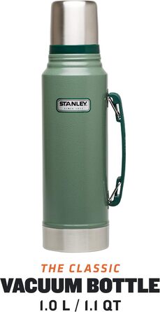 Термос Stanley Classic Legendary 1 л – зберігає тепло/холод 24 години та термоконтейнер для їжі з ложкою 400 мл