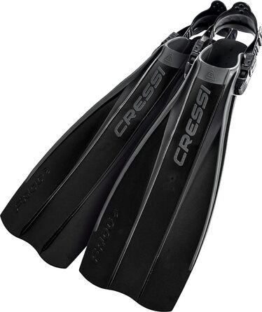 Ласти Cressi Frog для дайвінгу, регульовані, L-XL, чорні, Італія