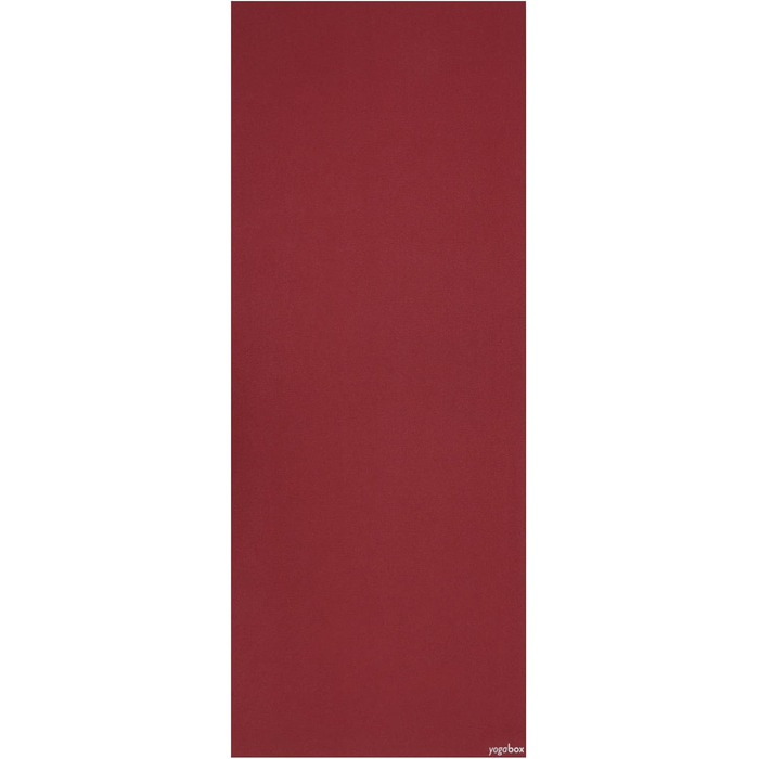 Yogabox Studio Premium килимок для йоги 200x60x3 мм (бордо) - Німеччина, OEKO-TEX 100, для фітнесу, пілатесу, гімнастики