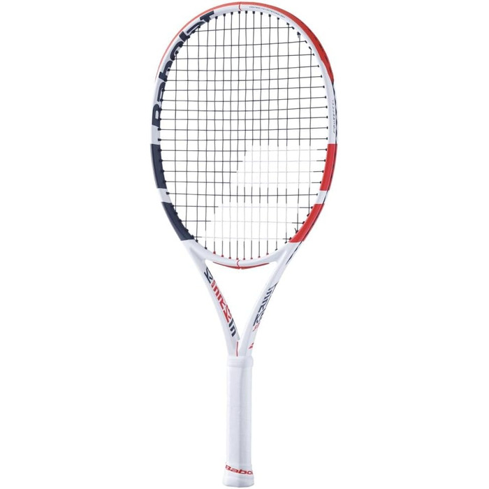 Тенісна ракетка Babolat Pure Strike Junior 25 S, унісекс, для підлітків, універсальний розмір, біло-червона-чорна