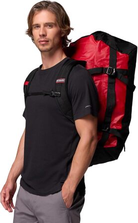 Спортивна сумка Columbia Landroamer 60L унісекс, червона з чорним (Mountain Red/Black)