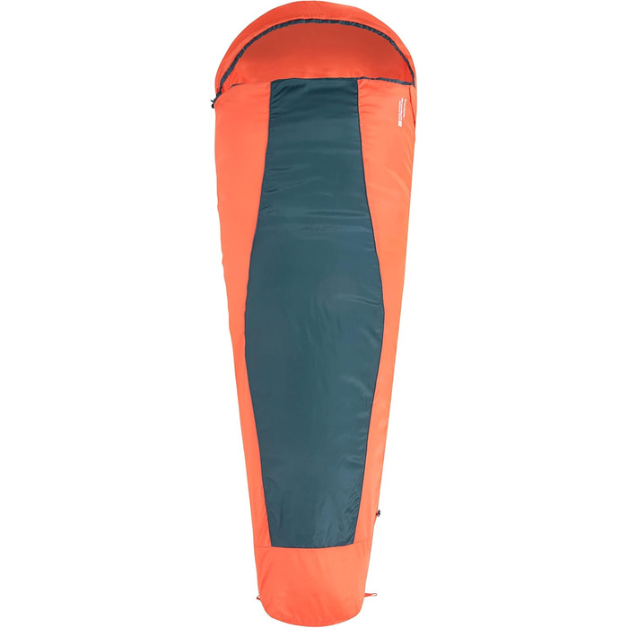Сплячий мішок Mountain Warehouse Traveller 50 - 220 x 80 x 50 см - вітрозахисний, блакитно-зелений