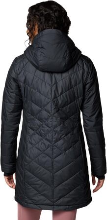 Жіноча зимова куртка-пальто Columbia First Generation Heavenly Long Hooded Jacket, чорна, розмір L