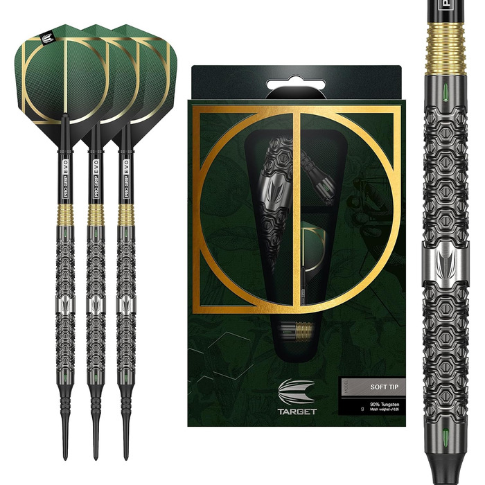 Дротики Target Darts Cult 90% вольфрамові, набір для дорослих, софт-тип