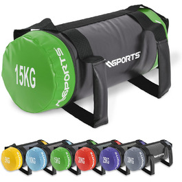 MSPORTS Power Bag Premium 5-30 кг: Фітнес-мішок для функціональних тренувань, вага 5-30 кг