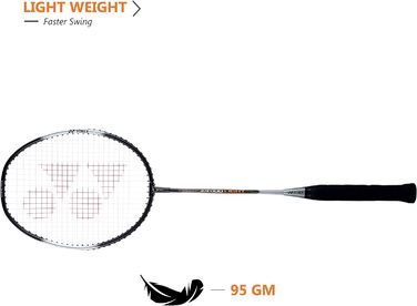 Бадмінтонні ракетки YONEX ZR 100, легкі, алюмінієвий сплав, з повним чохлом, 2 шт.