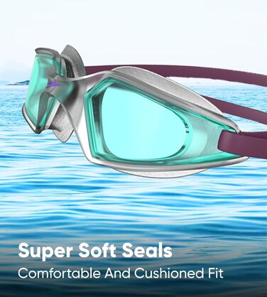 Окуляри для плавання Speedo Hydropulse Junior (6-14 років) Poolblue/Chilliblue