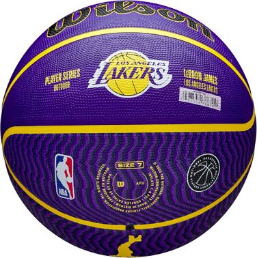 Баскетбольний м'яч Wilson NBA Player ICON Lebron для вулиці