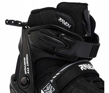 Регульовані ролики RAVEN Profession PLUS Black, 35-39, швидка шнурівка
