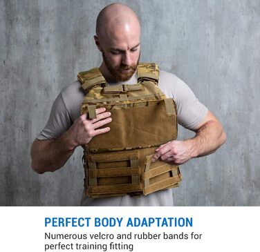 Capital Sports Battlevest 2.0 - Вага жилет для тренувань, 13.2 кг, камуфляж