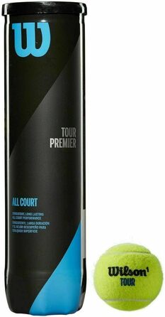 Тенісні м'ячі Wilson Tour Premier для всіх типів покриття, 4 шт.