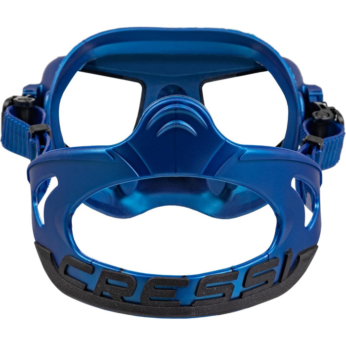Маска для фрідайвінгу Cressi Atom UNI Blue Metal/Black - професійна маска для підводного полювання