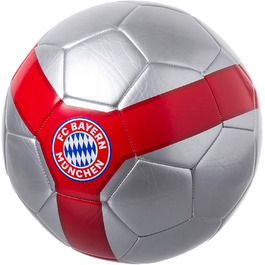 Футбольний м’яч FC Bayern München срібний, розмір 5